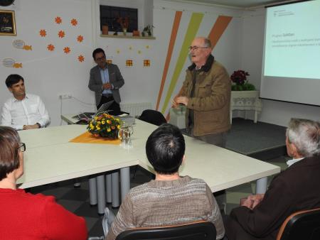 V prostorih Knjižnice in čitalnice Razkrižje je potekalo predavanje v okviru projekta SuhDan 7